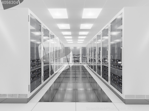 Image of network server room