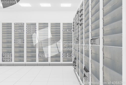 Image of network server room