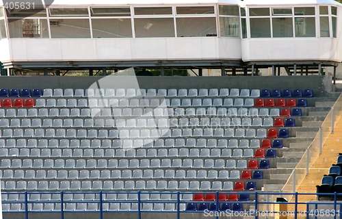 Image of stadium empty seats