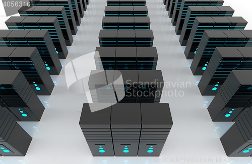 Image of network server room