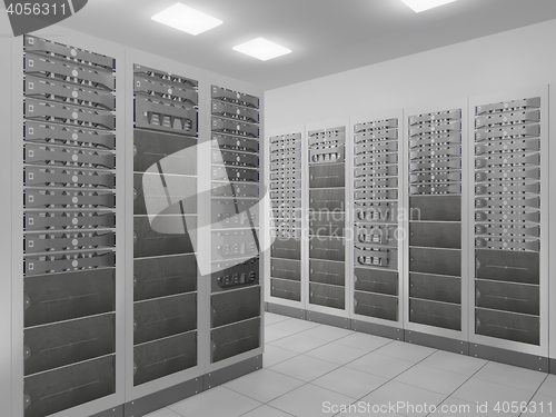 Image of network server room