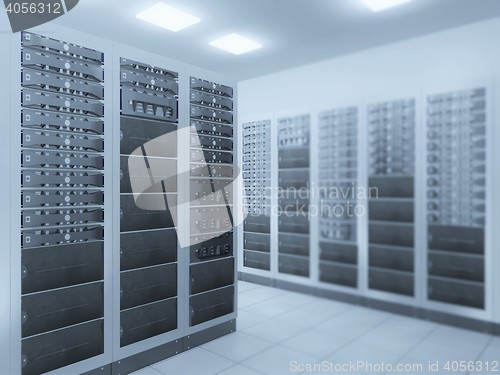 Image of network server room