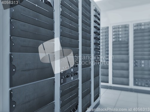 Image of network server room