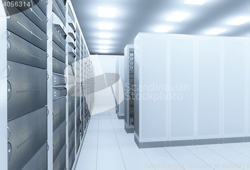 Image of network server room