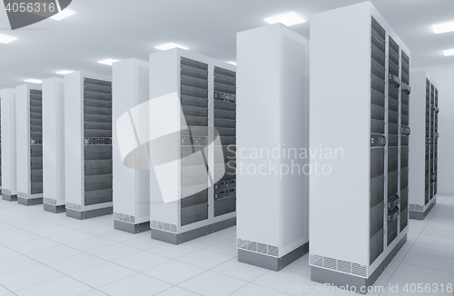 Image of network server room