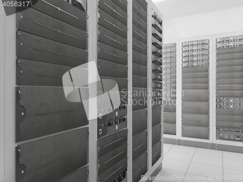 Image of network server room