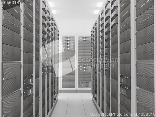 Image of network server room