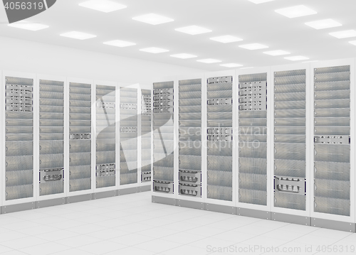 Image of network server room