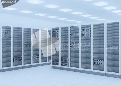 Image of network server room