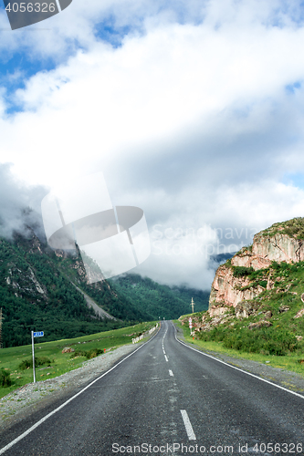 Image of Paved mountain road