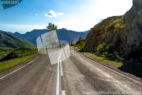 Image of Paved mountain road