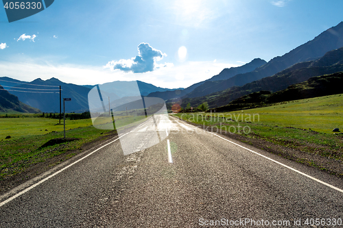 Image of Paved mountain road