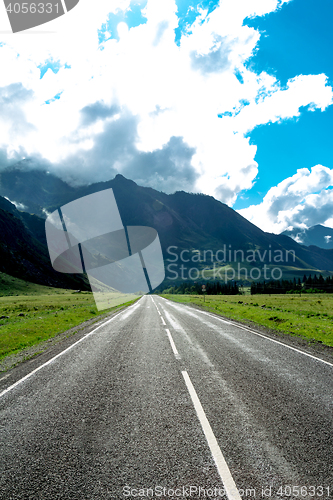 Image of Paved mountain road