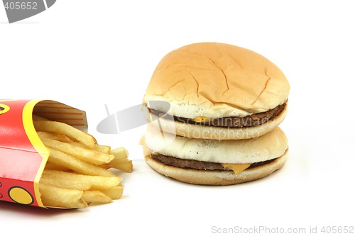 Image of stack of burgers