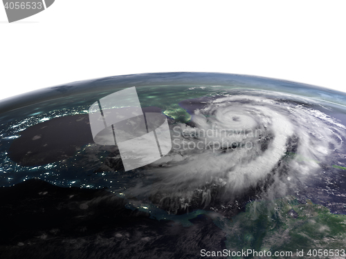 Image of Hurricane night view