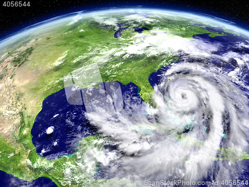 Image of Hurricane from orbit