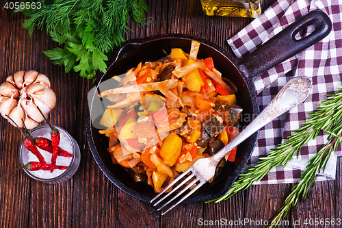 Image of fried vegetables