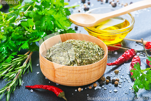 Image of dry parsley