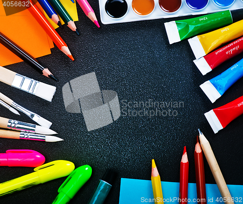 Image of school supplies