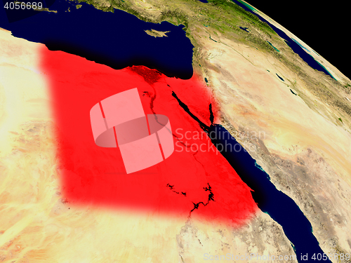 Image of Egypt from space