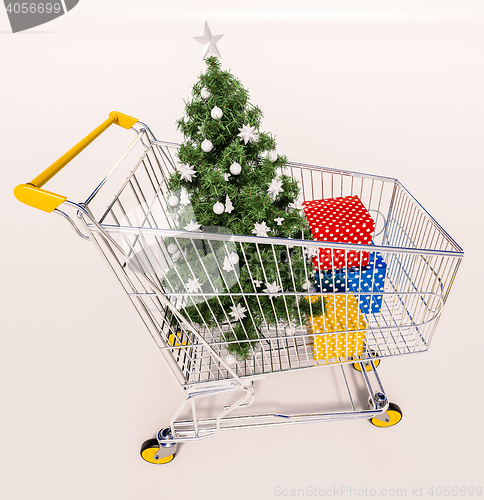 Image of Family Christmas Shopping