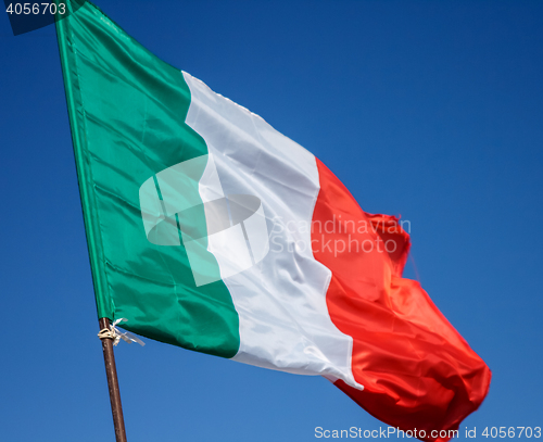 Image of Flag Italy Closeup