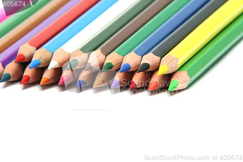 Image of closeup crayon