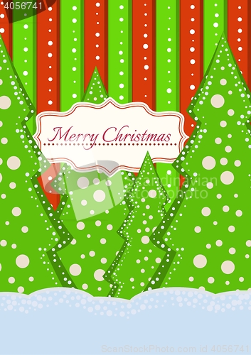 Image of christmas background with green and red stripes