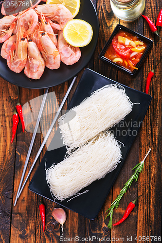 Image of rice noodles