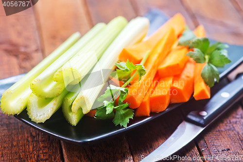 Image of celery with carrot