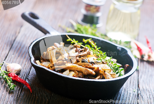 Image of fried mushrooms