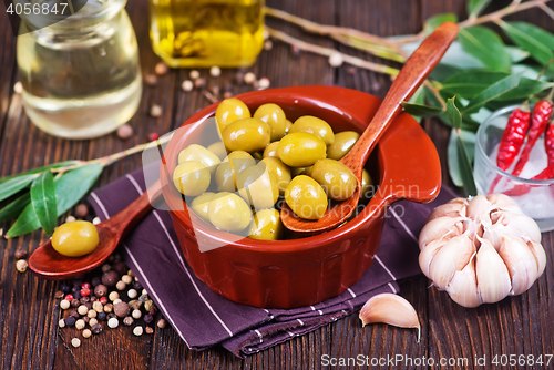 Image of green olives