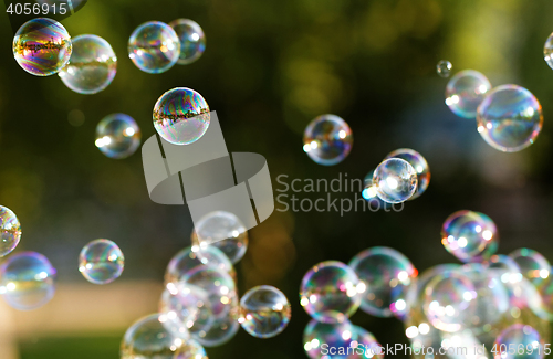 Image of Soap bubbles