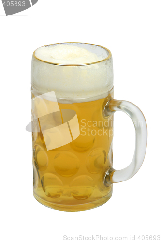 Image of isolated beer mug