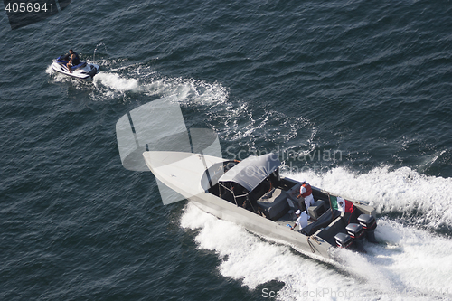 Image of Coastguard boat in Acapulco bay