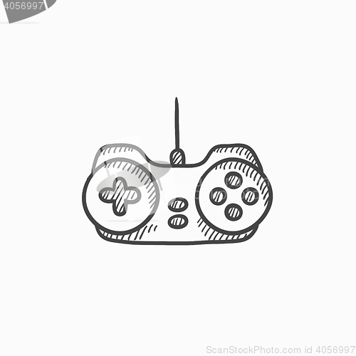 Image of Joystick sketch icon.