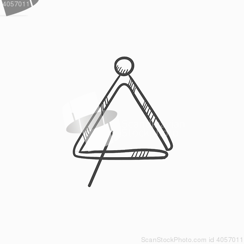 Image of Triangle sketch icon.