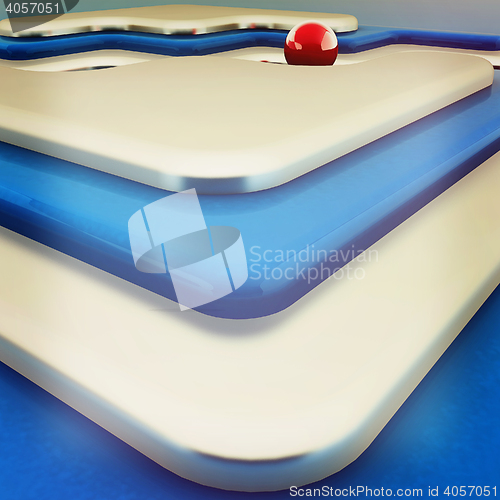 Image of Virtual background. 3D illustration. Vintage style.