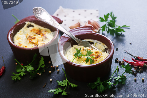 Image of Eggs baked in sour cream