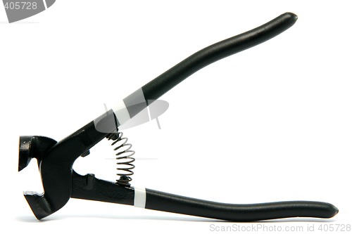Image of tile cutter isolated