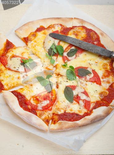 Image of Italian pizza Margherita