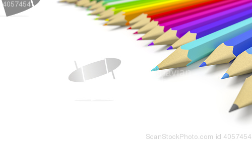 Image of some color pencils with space for your content