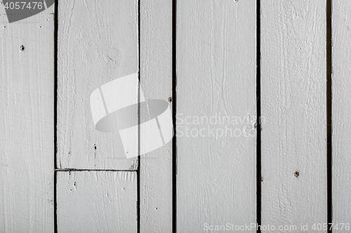 Image of White wooden wall