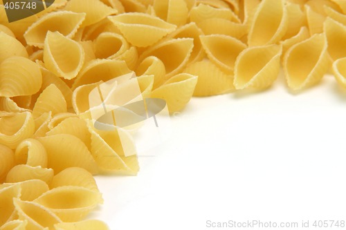 Image of macaroni with copy space