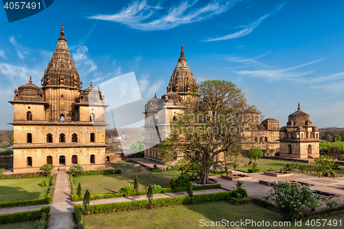 Image of Royal cenotaphs of Orchha