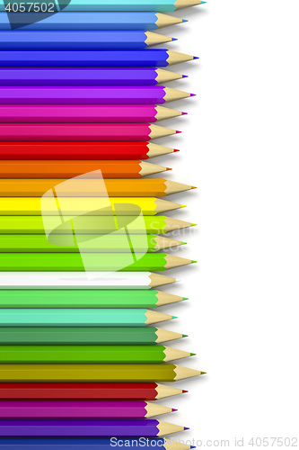 Image of some color pencils with space for your content