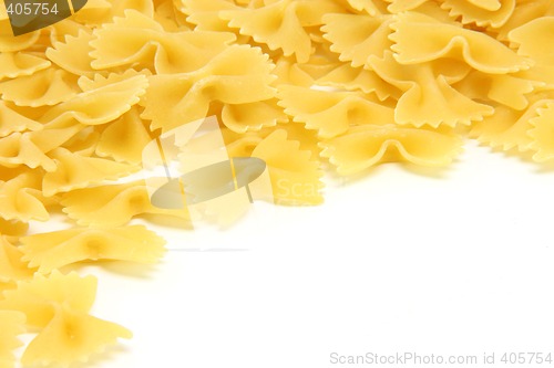 Image of pasta with copy space