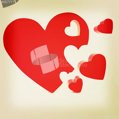 Image of . 3D illustration. Vintage style.
