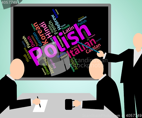 Image of Polish Language Means Translate Lingo And Poland