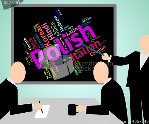 Image of Polish Language Means Translate Lingo And Poland